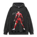 CRISTIANO RONALDO VINTAGE HOODIE – שחור שטוף