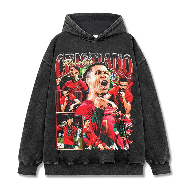 CRISTIANO RONALDO VINTAGE HOODIE · TIFO
