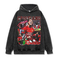 CRISTIANO RONALDO VINTAGE HOODIE – שחור שטוף