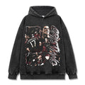 CRISTIANO RONALDO VINTAGE HOODIE – שחור שטוף