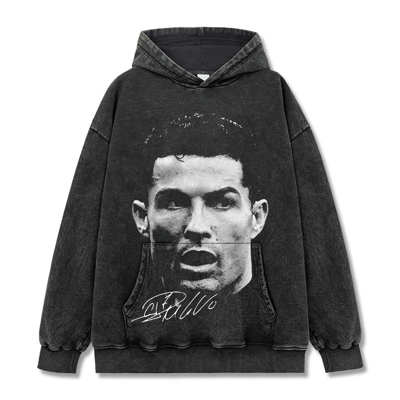 CRISTIANO RONALDO VINTAGE HOODIE · THE MACHINE