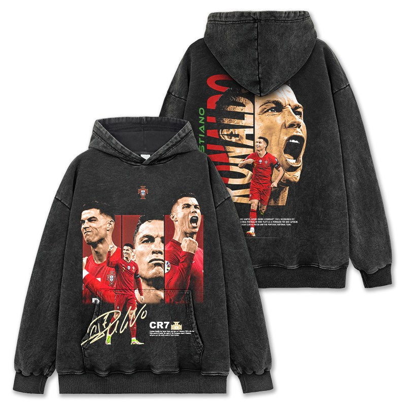 CRISTIANO RONALDO VINTAGE HOODIE · MADEIRA