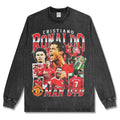 CRISTIANO RONALDO LONG SLEEVE – שחור שטוף