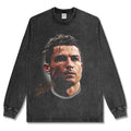 CRISTIANO RONALDO LONG SLEEVE – שחור שטוף