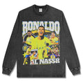 CRISTIANO RONALDO LONG SLEEVE – שחור שטוף