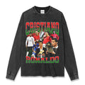 CRISTIANO RONALDO LONG SLEEVE – שחור שטוף