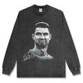 CRISTIANO RONALDO LONG SLEEVE – שחור שטוף
