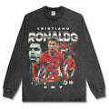 CRISTIANO RONALDO LONG SLEEVE – שחור שטוף