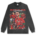 CRISTIANO RONALDO LONG SLEEVE – שחור שטוף