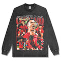 CRISTIANO RONALDO LONG SLEEVE – שחור שטוף