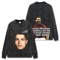 CRISTIANO RONALDO LONG SLEEVE – שחור שטוף