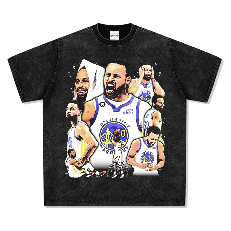 STEPHEN CURRY VINTAGE TEE · TRIPLE DOUBLE