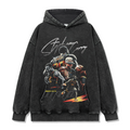 STEPHEN CURRY VINTAGE HOODIE – שחור שטוף