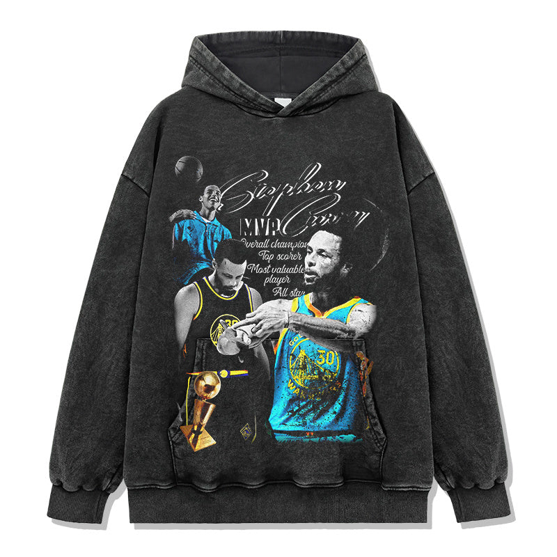 STEPHEN CURRY VINTAGE HOODIE · BANK SHOT