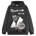 STEPHEN CURRY VINTAGE HOODIE – שחור שטוף