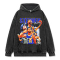 STEPHEN CURRY VINTAGE HOODIE – שחור שטוף