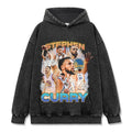 STEPHEN CURRY VINTAGE HOODIE – שחור שטוף