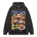 STEPHEN CURRY VINTAGE HOODIE – שחור שטוף