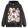 STEPHEN CURRY VINTAGE HOODIE – שחור שטוף