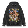 STEPHEN CURRY VINTAGE HOODIE – שחור שטוף