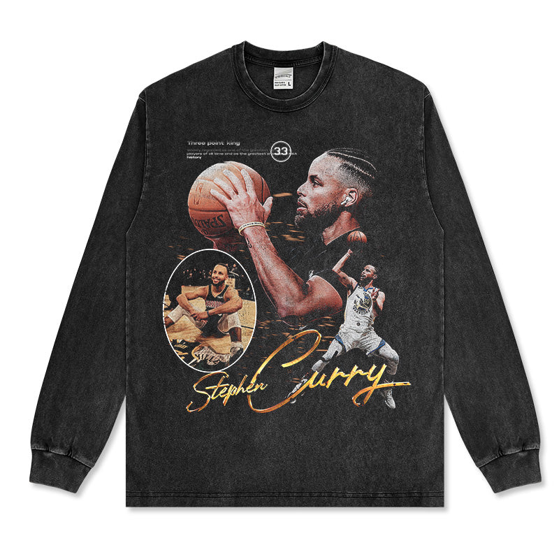 STEPHEN CURRY LONG SLEEVE · CORNER THREE