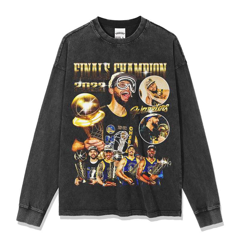 STEPHEN CURRY LONG SLEEVE – שחור שטוף
