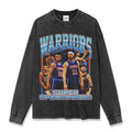 STEPHEN CURRY & KLAY THOMPSON LONG SLEEVE – שחור שטוף