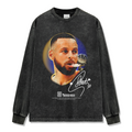 STEPHEN CURRY LONG SLEEVE – שחור שטוף