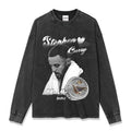 STEPHEN CURRY LONG SLEEVE – שחור שטוף