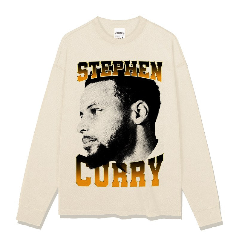 STEPHEN CURRY LONG SLEEVE – שמנת