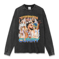 STEPHEN CURRY LONG SLEEVE – שחור שטוף