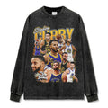 STEPHEN CURRY LONG SLEEVE – שחור שטוף