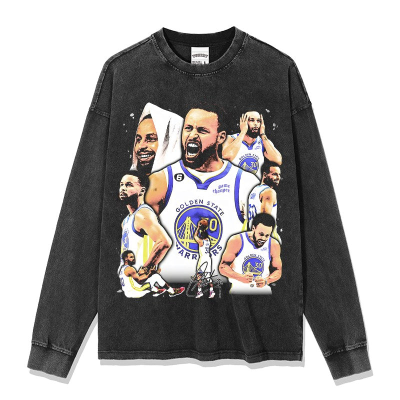 STEPHEN CURRY LONG SLEEVE · TRIPLE DOUBLE