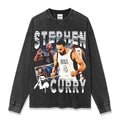 STEPHEN CURRY LONG SLEEVE – שחור שטוף