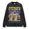 STEPHEN CURRY LONG SLEEVE – שחור שטוף