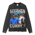 STEPHEN CURRY LONG SLEEVE – שחור שטוף