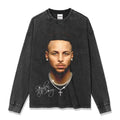 STEPHEN CURRY LONG SLEEVE – שחור שטוף