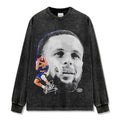 STEPHEN CURRY LONG SLEEVE – שחור שטוף