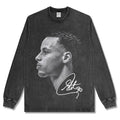 STEPHEN CURRY LONG SLEEVE – שחור שטוף