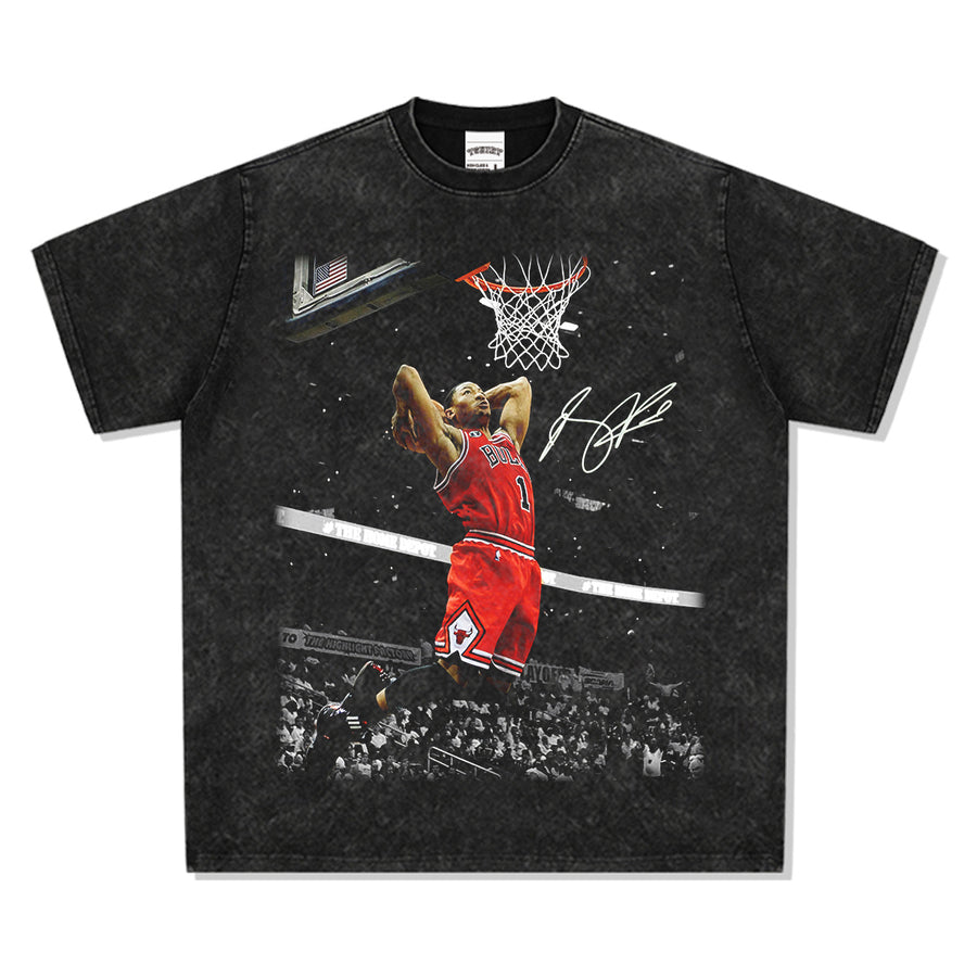 DERRICK ROSE VINTAGE TEE · ALL STAR