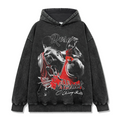 DERRICK ROSE VINTAGE HOODIE – שחור שטוף