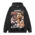 DERRICK ROSE VINTAGE HOODIE – שחור שטוף