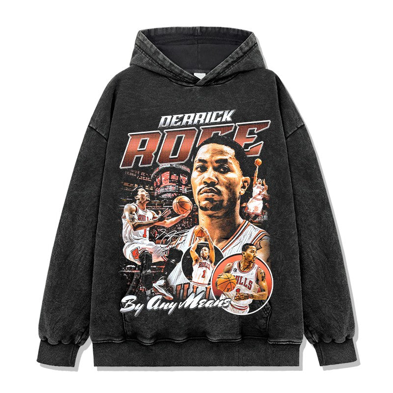 DERRICK ROSE VINTAGE HOODIE · HALL OF FAME