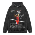DERRICK ROSE VINTAGE HOODIE – שחור שטוף