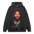 DERRICK ROSE VINTAGE HOODIE – שחור שטוף