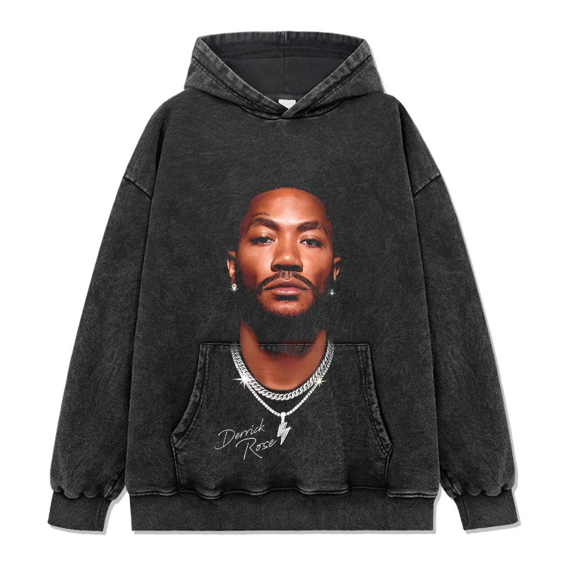 DERRICK ROSE VINTAGE HOODIE · CLUTCH