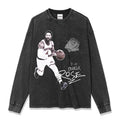 DERRICK ROSE LONG SLEEVE – שחור שטוף