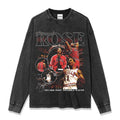 DERRICK ROSE LONG SLEEVE – שחור שטוף