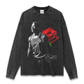 DERRICK ROSE LONG SLEEVE – שחור שטוף