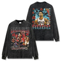 DERRICK ROSE LONG SLEEVE – שחור שטוף